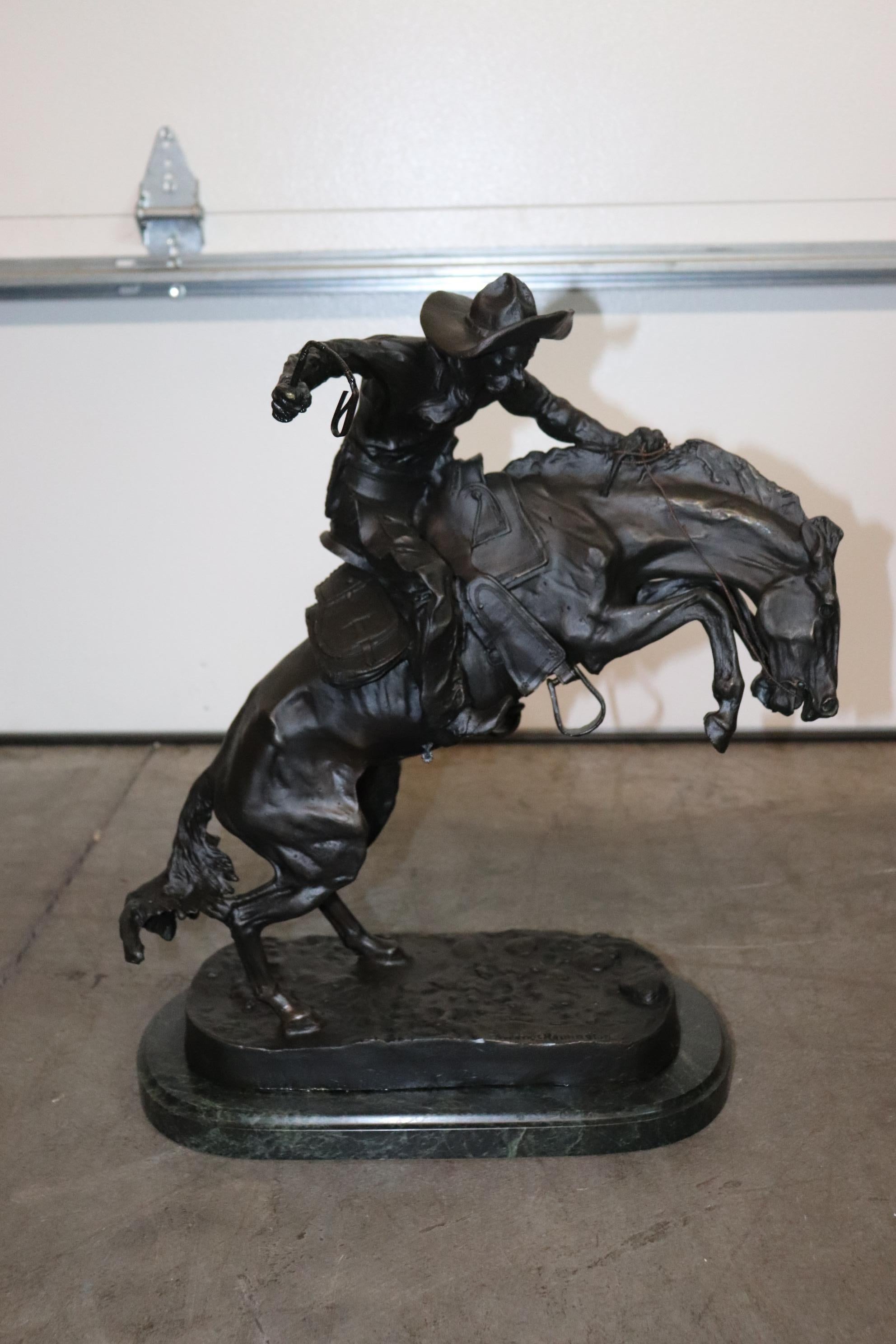 remington bronze bronco buster