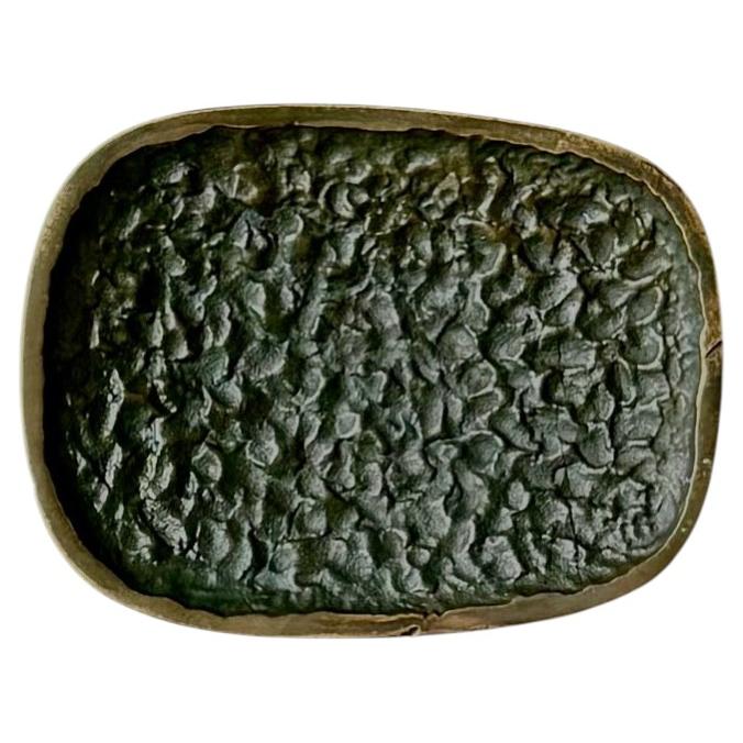 Poignée Push-Pull ultérieure en bronze avec motif abstrait européen 20ème siècle
