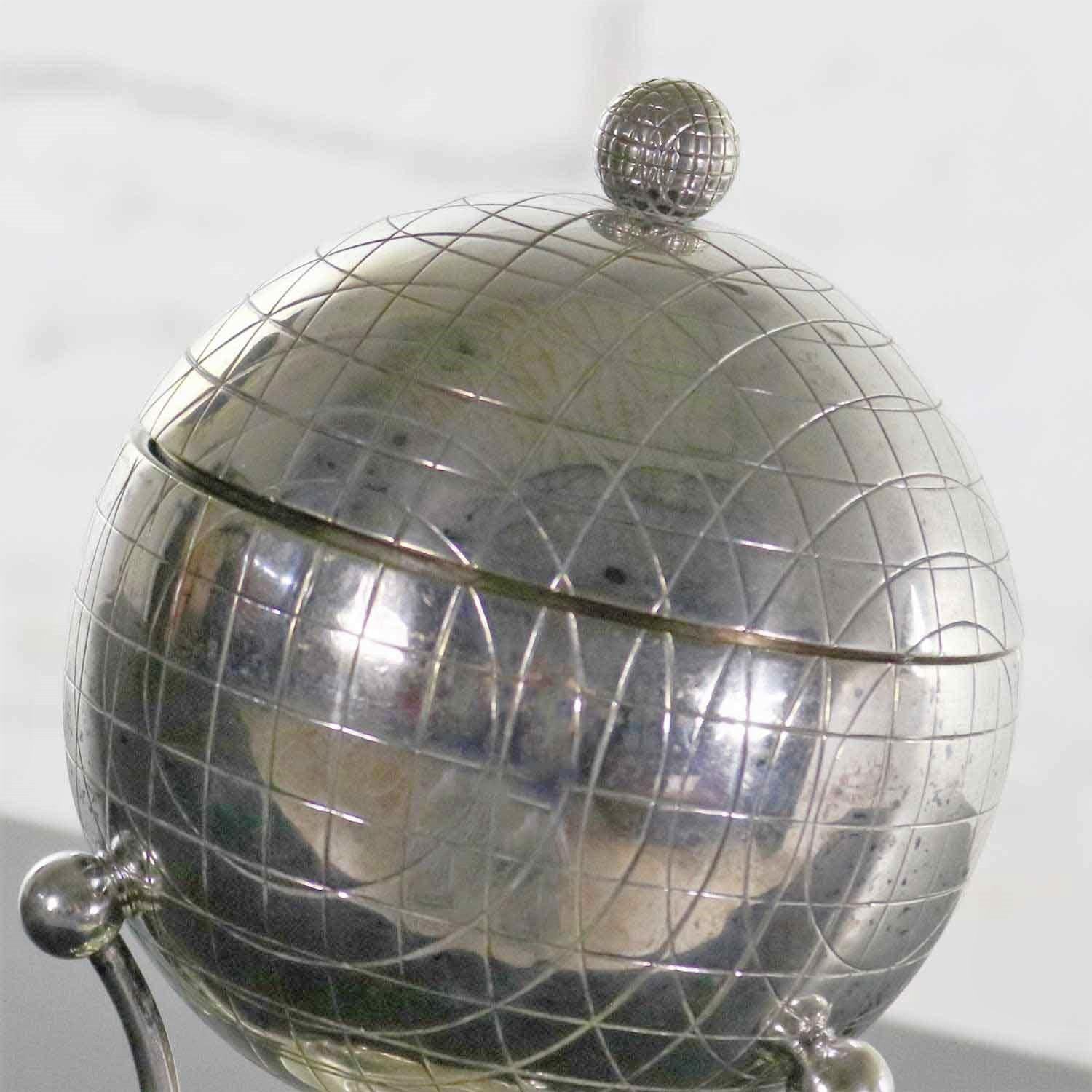 Latham & Morton Silver Plate Egg Warmer Globe Orb Shape Victorian For Sale 5