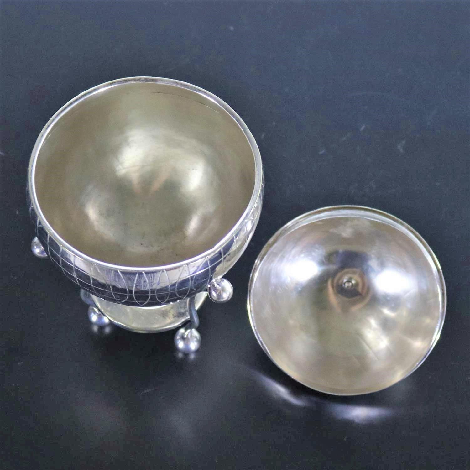 Latham & Morton Silver Plate Egg Warmer Globe Orb Shape Victorian For Sale 1