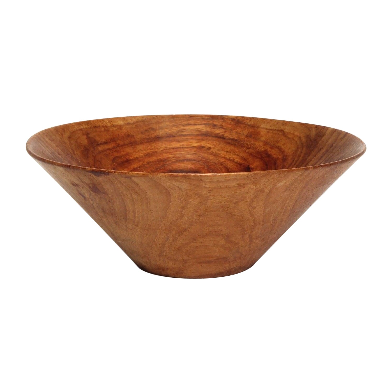 Lathe Turned Teak Bowl by Shigemichi Aomine for National Crafts Council