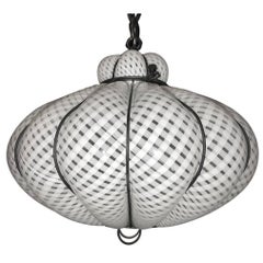 Laticcino Blown Glass Murano Lantern Laticcino Blown Glass Murano Lantern