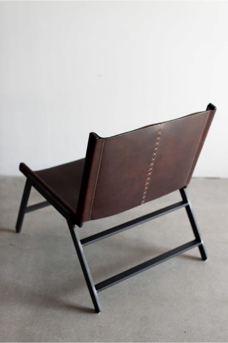 American Latigo Lounge Chair by Croft House For Sale