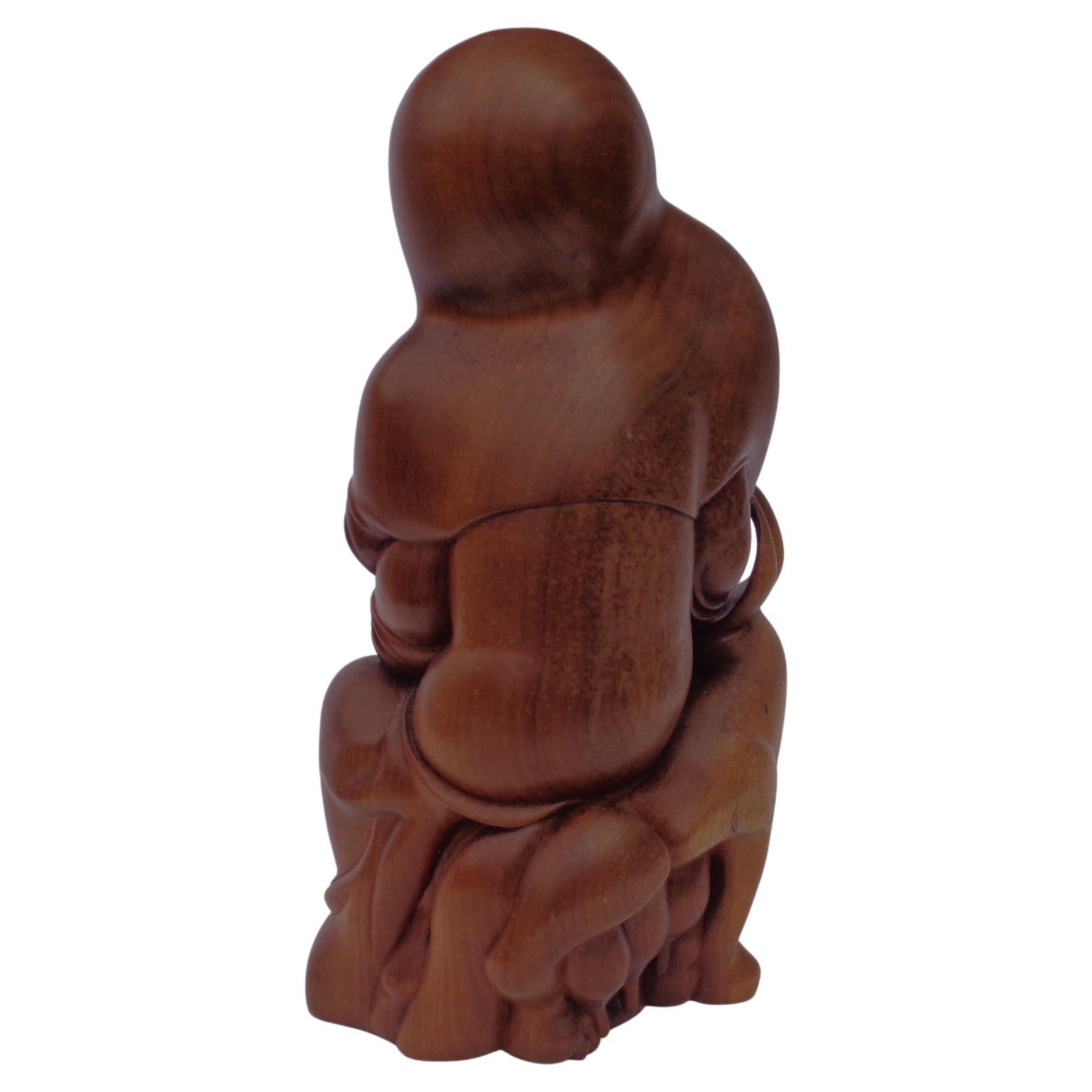 Latin American Carved Hardwood Sculpture style of Diego Rivera 1940's For Sale 2