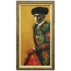 Matador oil / canvas Carlos Irizarry 1965 Latin American Modern Art Mid-Century