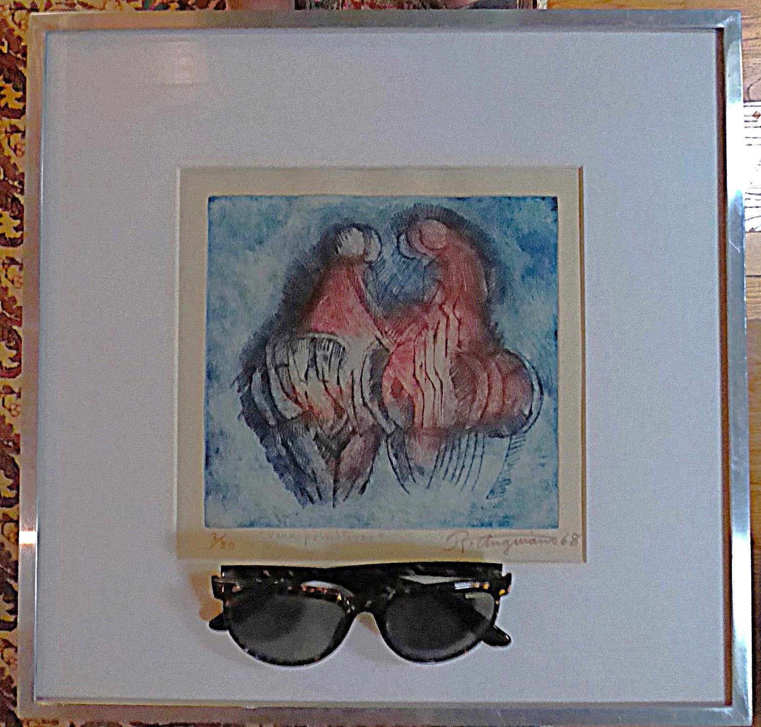 Latin American Modern Color Etching #3/30 von Raul Anguiano 1968 Mexiko im Angebot 5