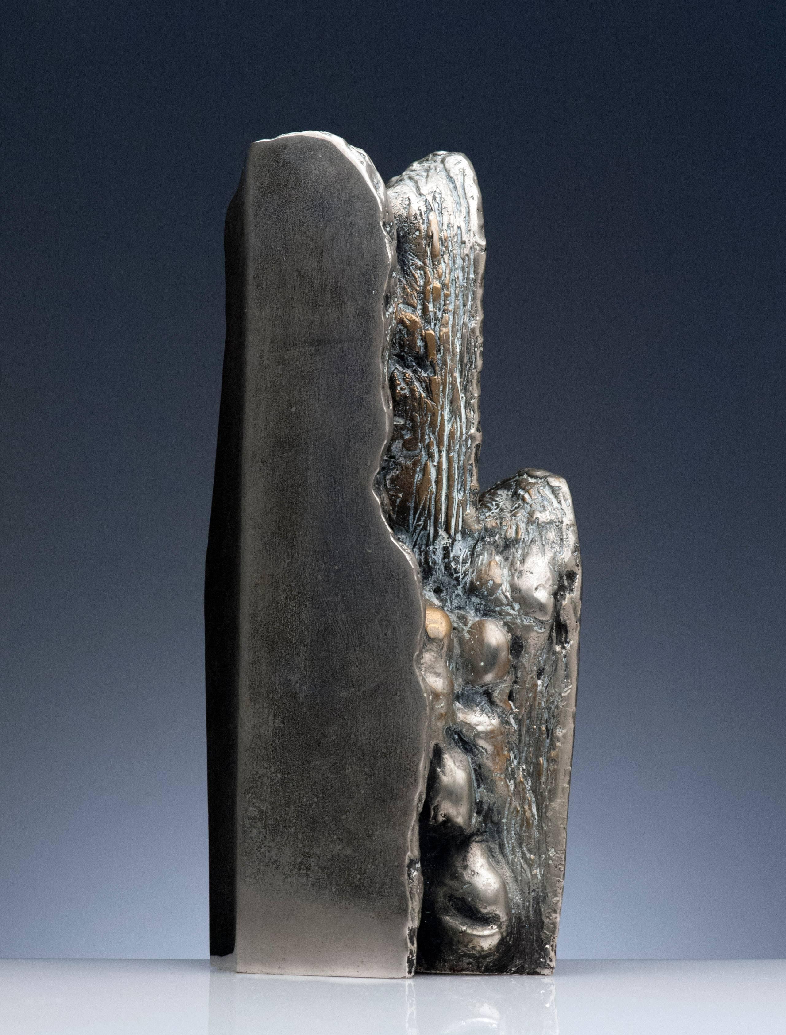 Chilean Latin American Raúl Valdivieso Organic Abstract Bronze Metal Sculpture
