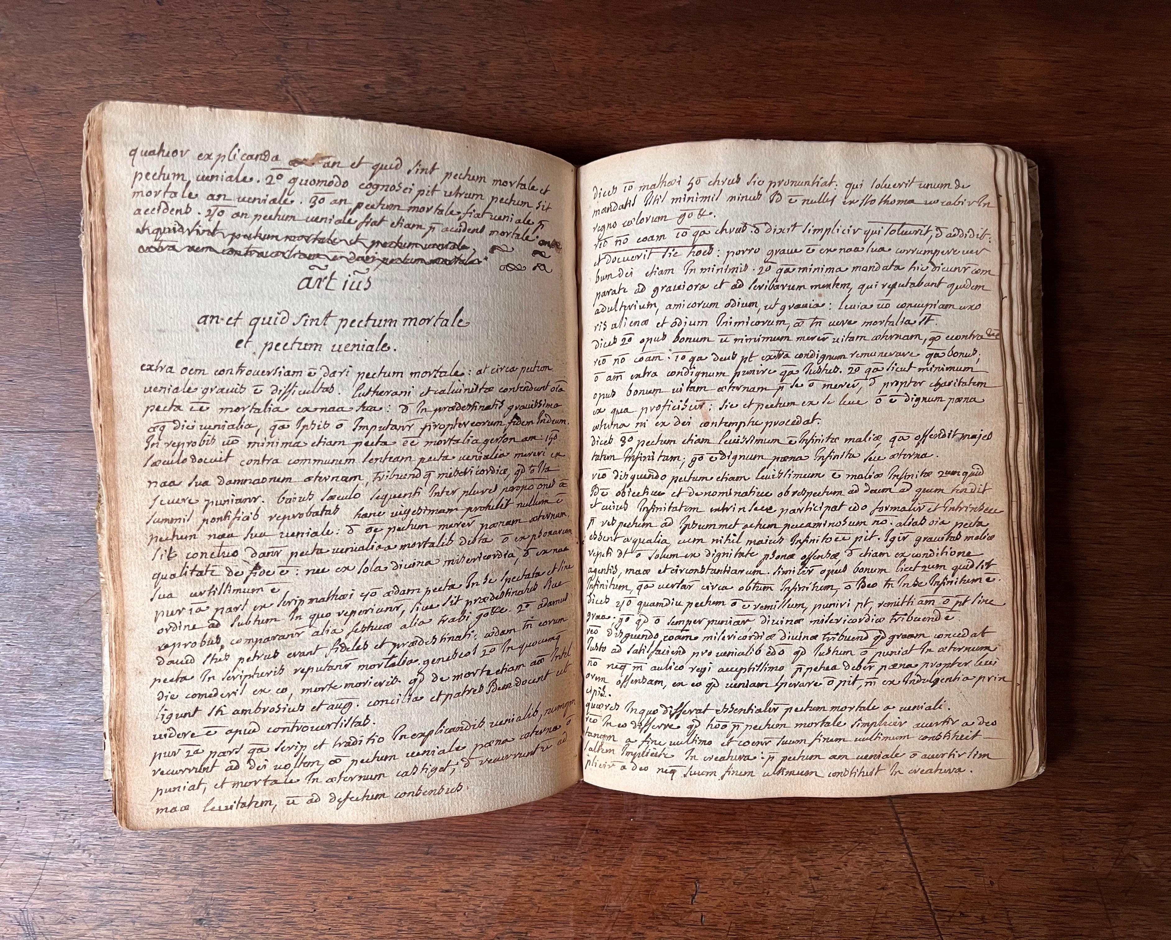 Manuscrit latin 