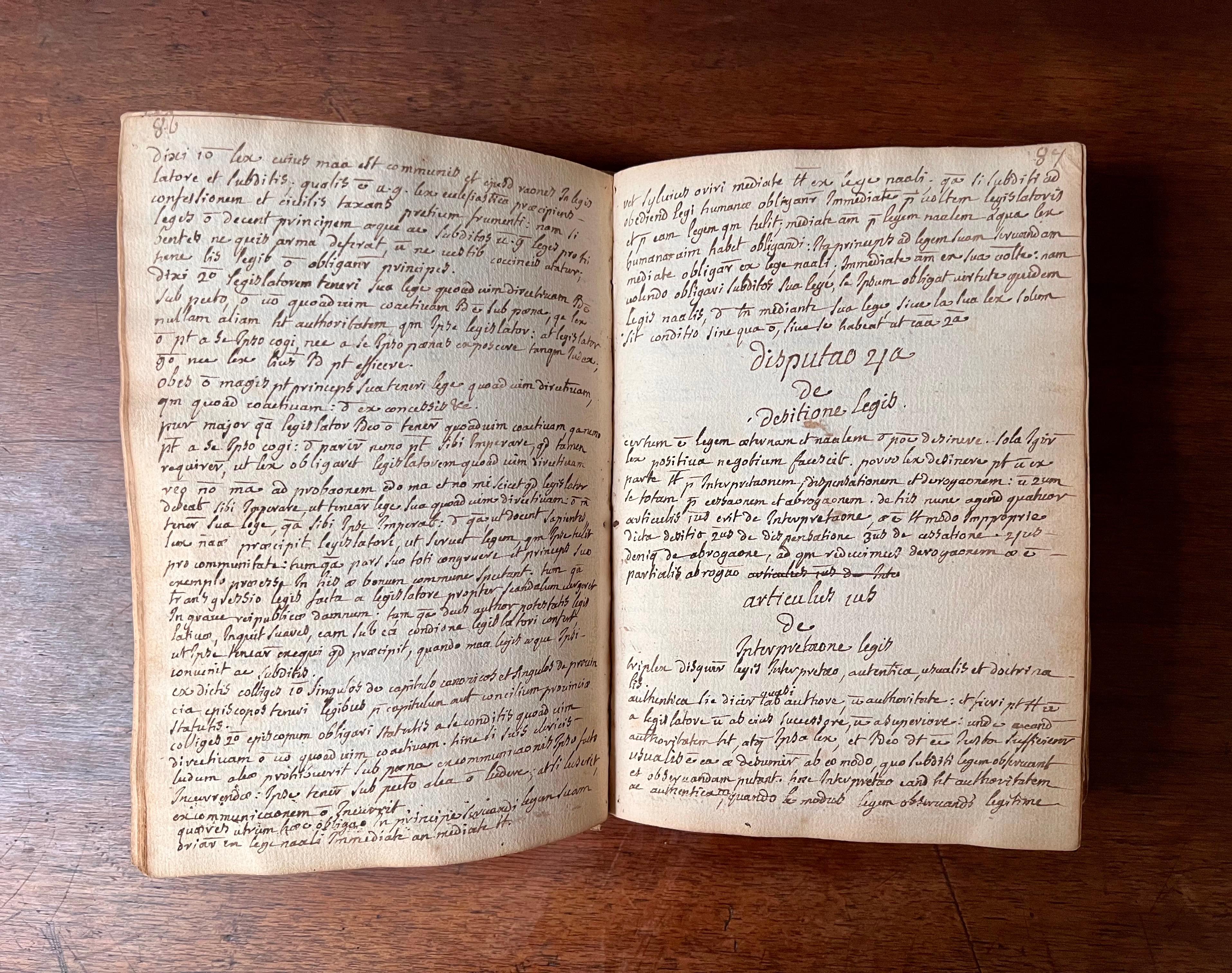 Manuscrit latin 