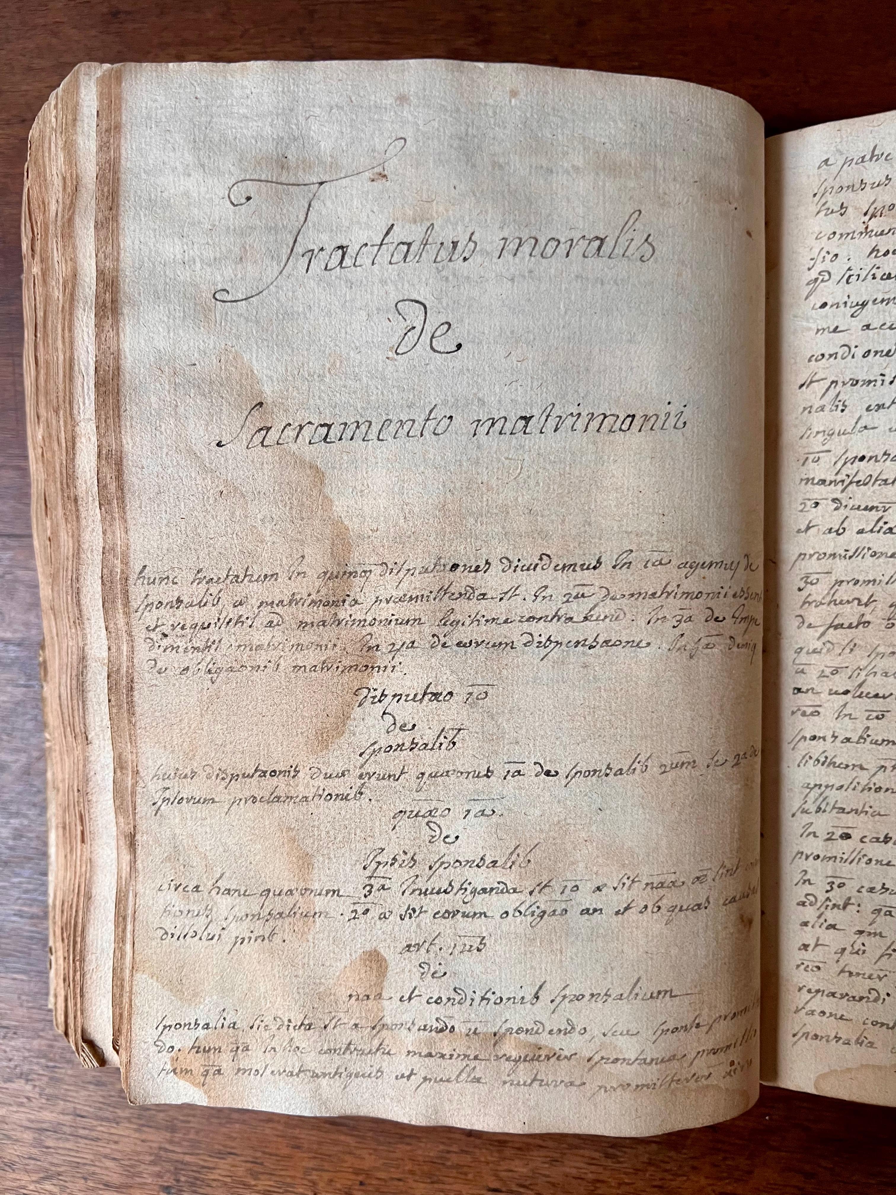 Manuscrit latin 