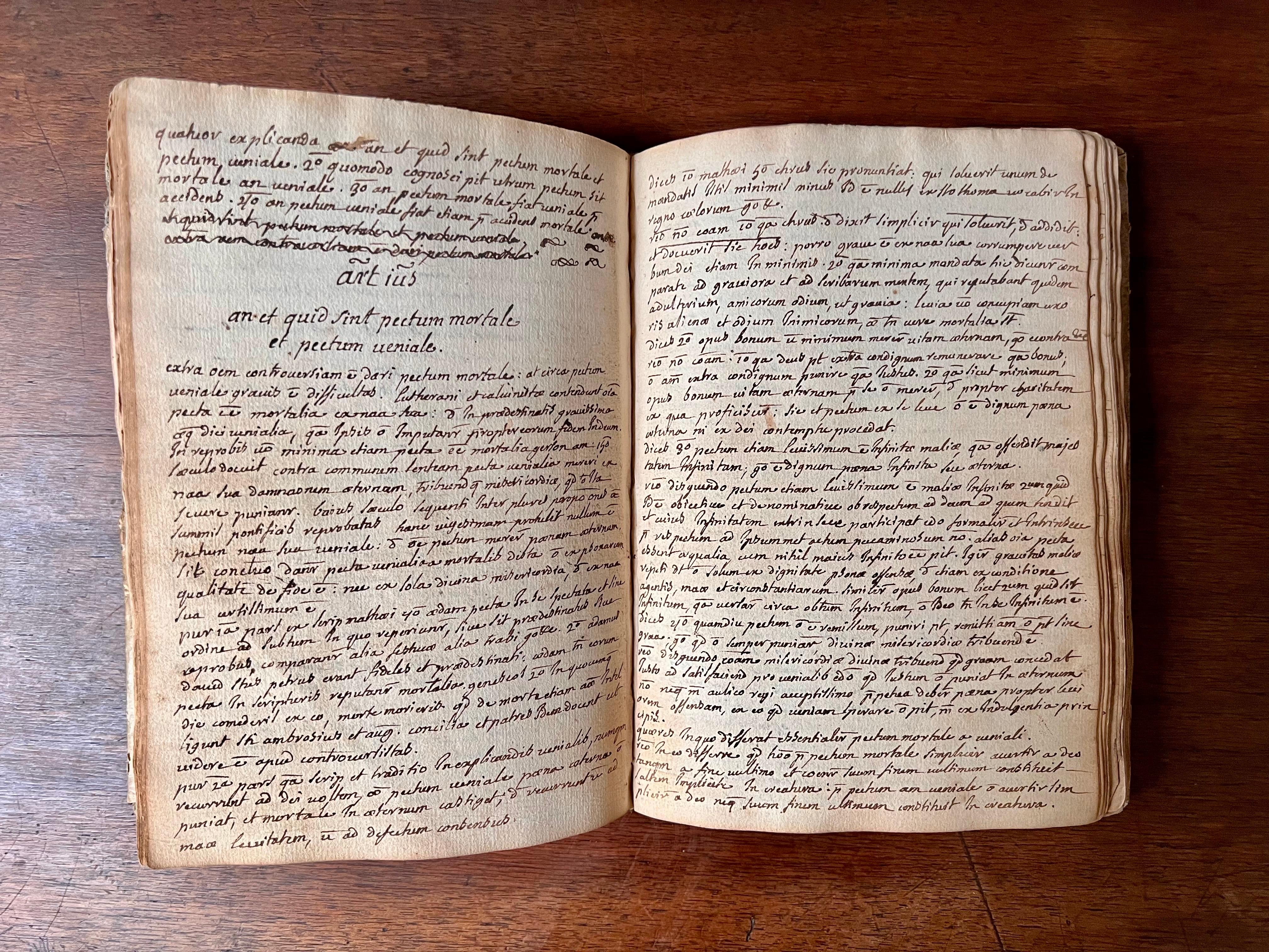 Manuscrit latin 