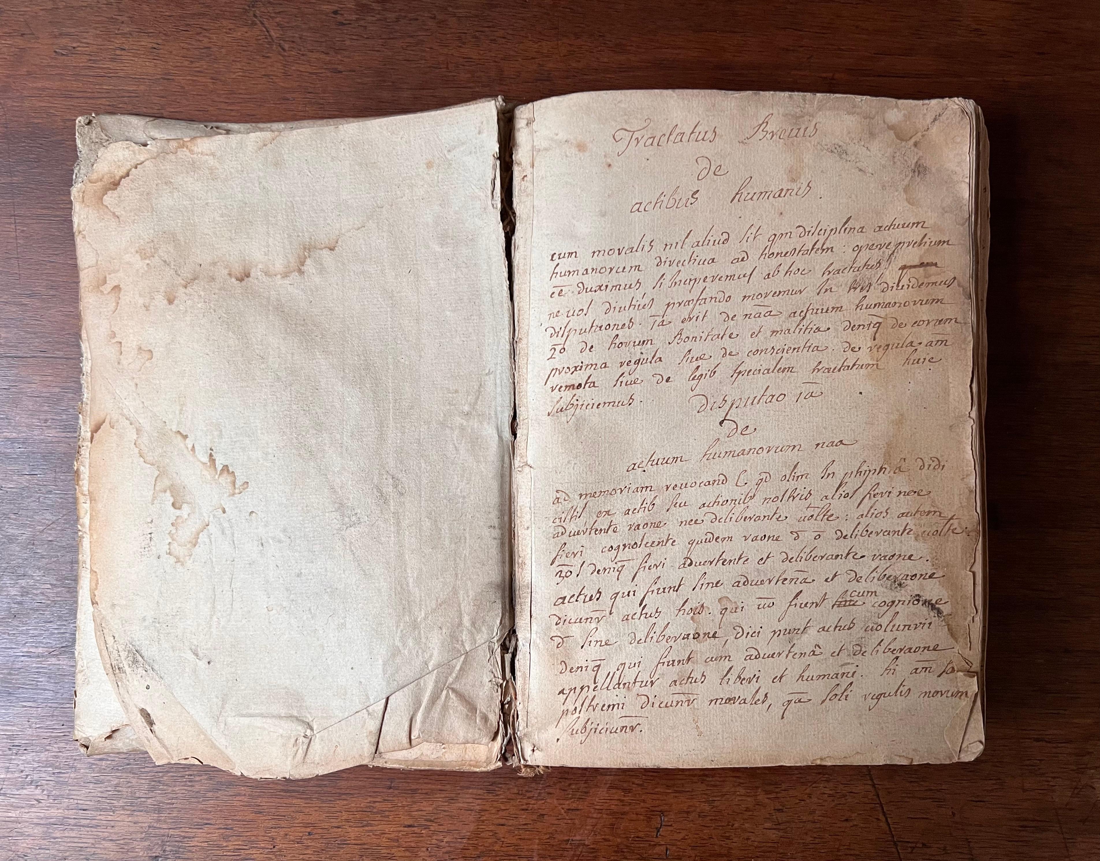 Papier Manuscrit latin 