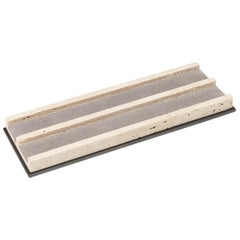 Latina Leather & Marble Valet Tray