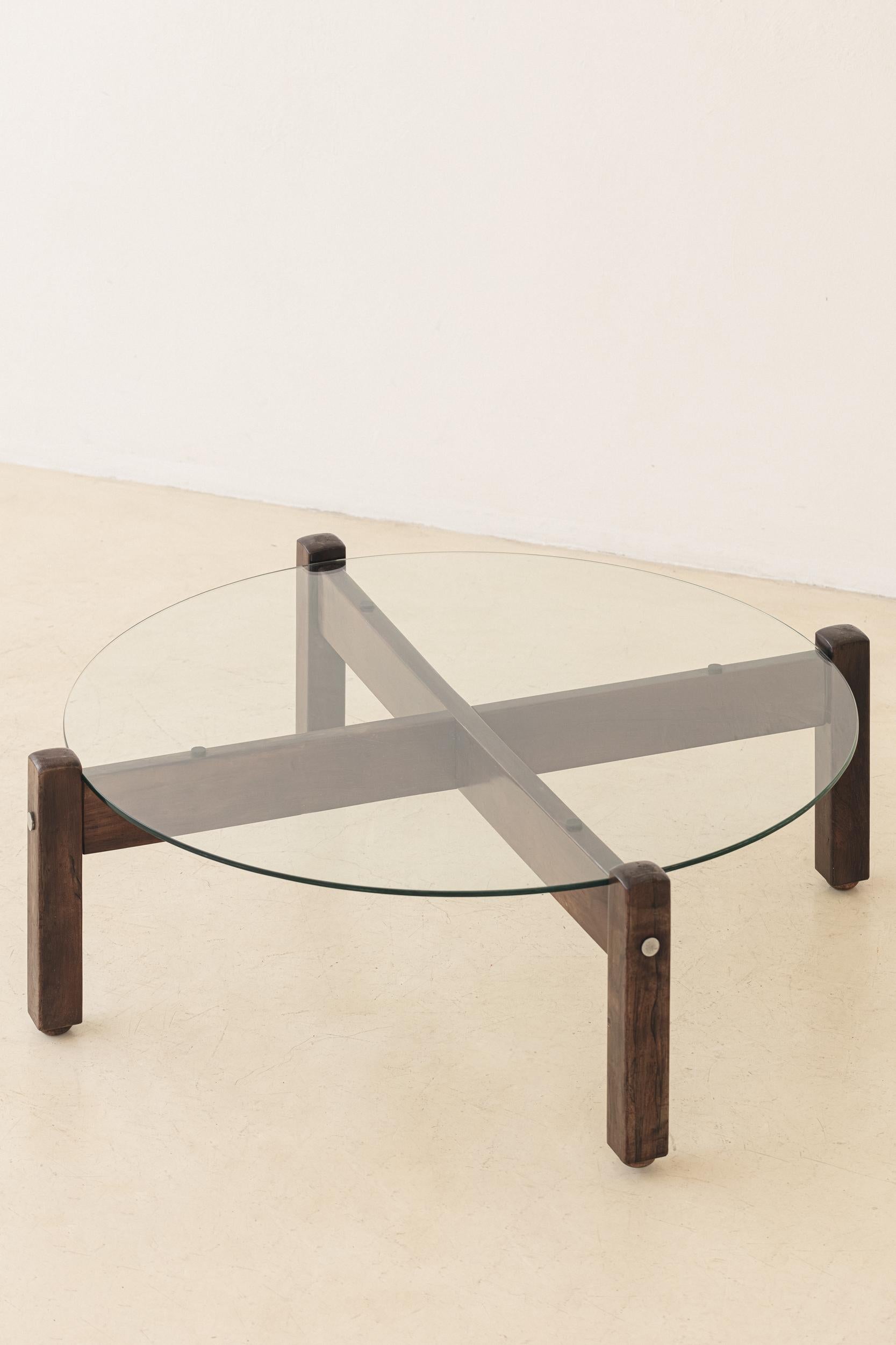 Latini-Couchtisch entworfen von Sergio Rodrigues, Oca, Brasilien, 1960. (Holz) im Angebot