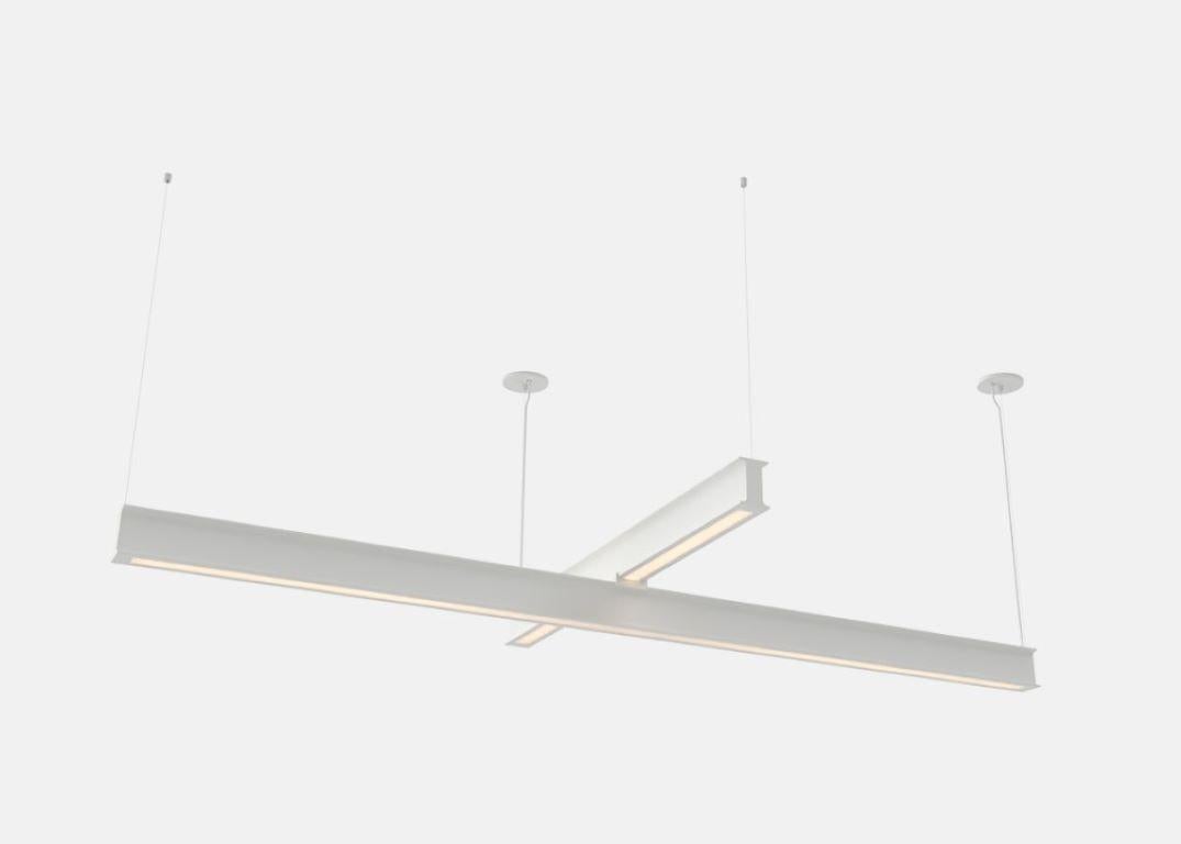 Latis Cross Kronleuchter von RBW aus schwarz eloxiertem Aluminium 4' x 8' im Angebot 2