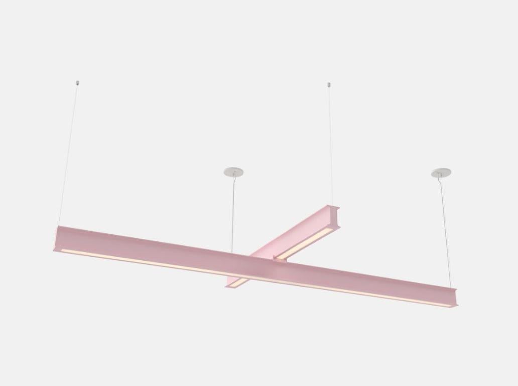 Latis Cross Kronleuchter von RBW aus schwarz eloxiertem Aluminium 4' x 8' im Angebot 3