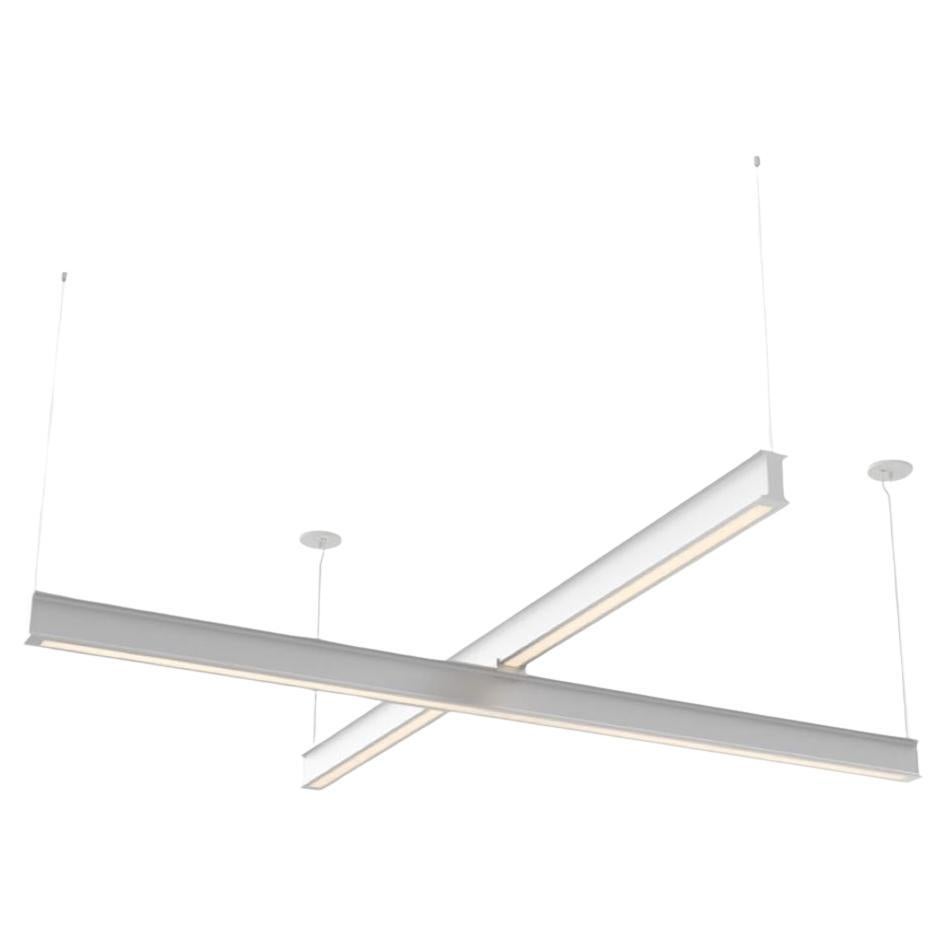 Latis Cross / Chandelier
Designed by RBW

Engineered with versatility in mind, Latis’s intelligent, fail-safe design easily adapts to a wide range of spaces, looks, and architectural conditions. Evocative of a structural I-beam, its deceptively