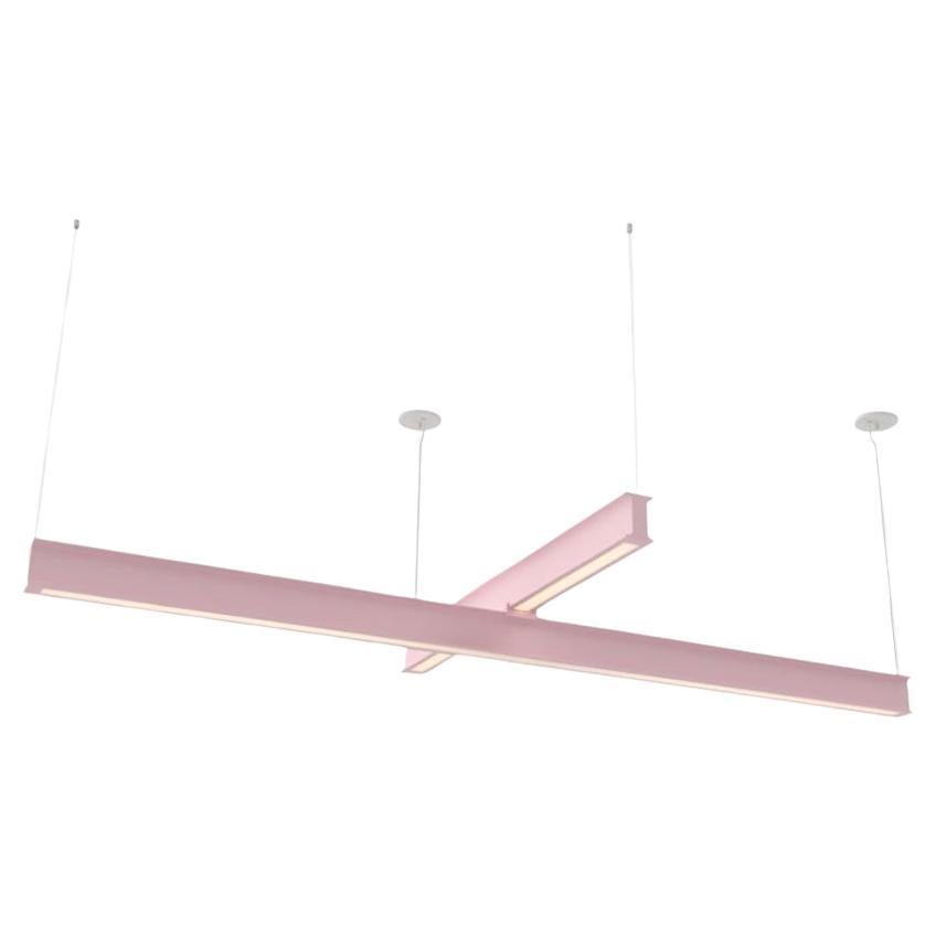 Latis Cross Kronleuchter von RBW in Chalk Pink Pulverbeschichtetes Aluminium 4' x 8'