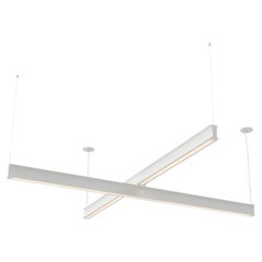 Latis Cross Chandelier by RBW in Matte White Powder Coated Aluminum 8' by 8'