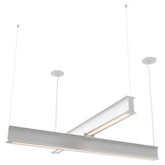 Latis Cross Chandelier by RBW in Natural Anodized Aluminum 4' by 4'