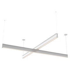 Latis Cross Chandelier by RBW in Natural Anodized Aluminum 8' by 8'