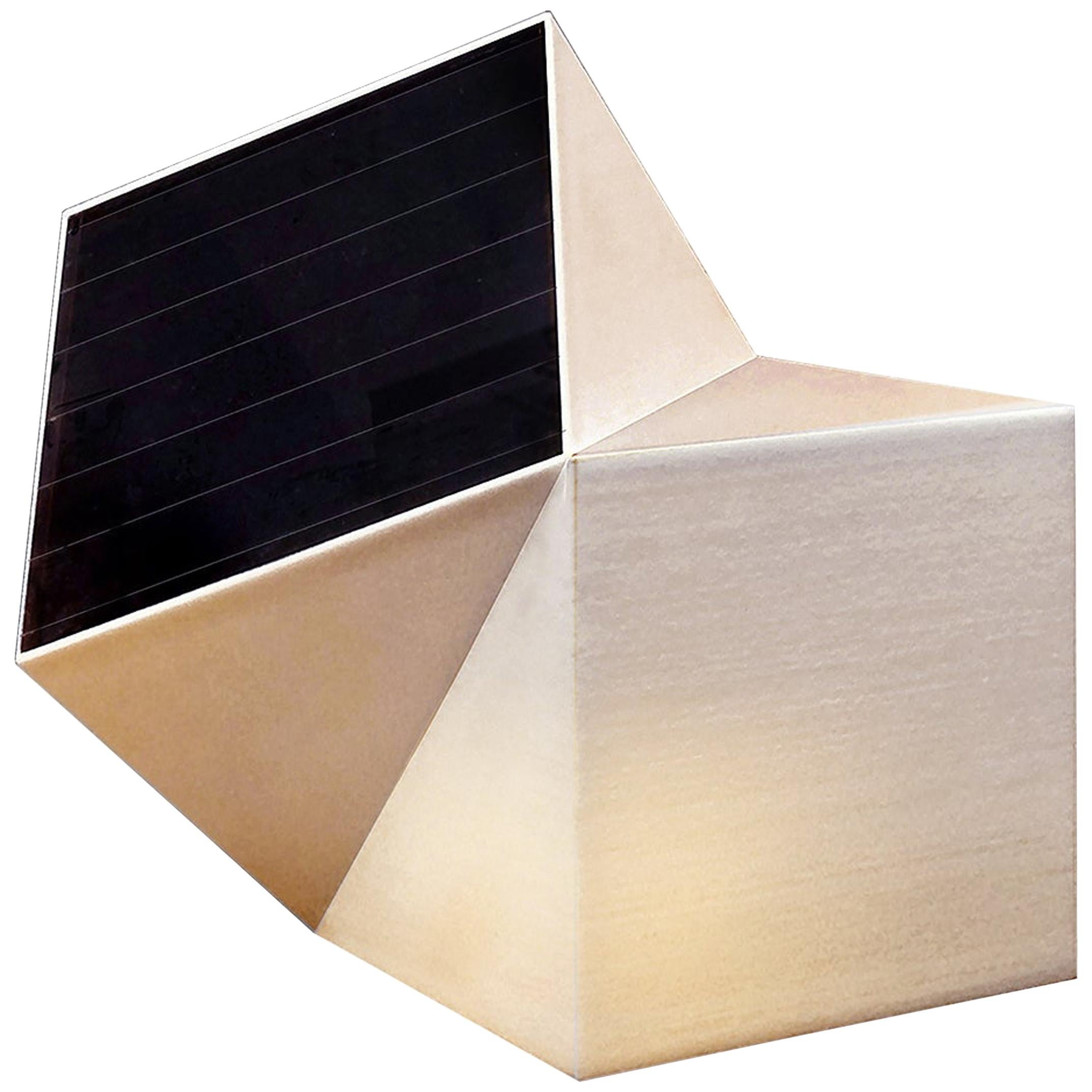Latitude Light, 3D Printed Contemporary Solar-Powered Translucent, Customizable For Sale