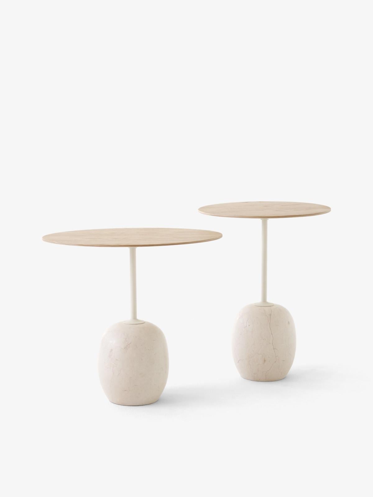Scandinavo moderno Lato LN9 Side Table in  Lacquered Oak/Marble, by Luca Nichetto for &Tradition in vendita