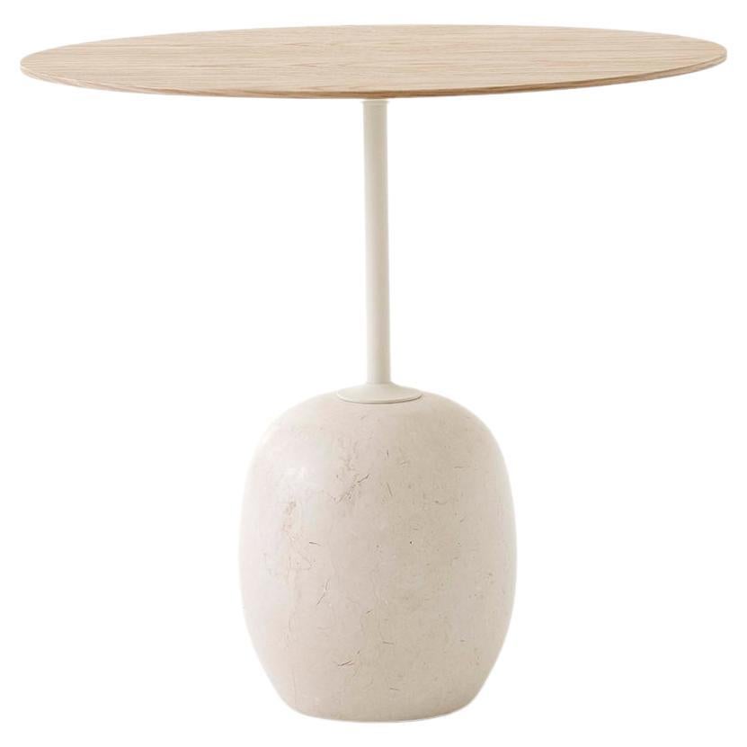 Lato LN9 Side Table in  Lacquered Oak/Marble, by Luca Nichetto for &Tradition in vendita