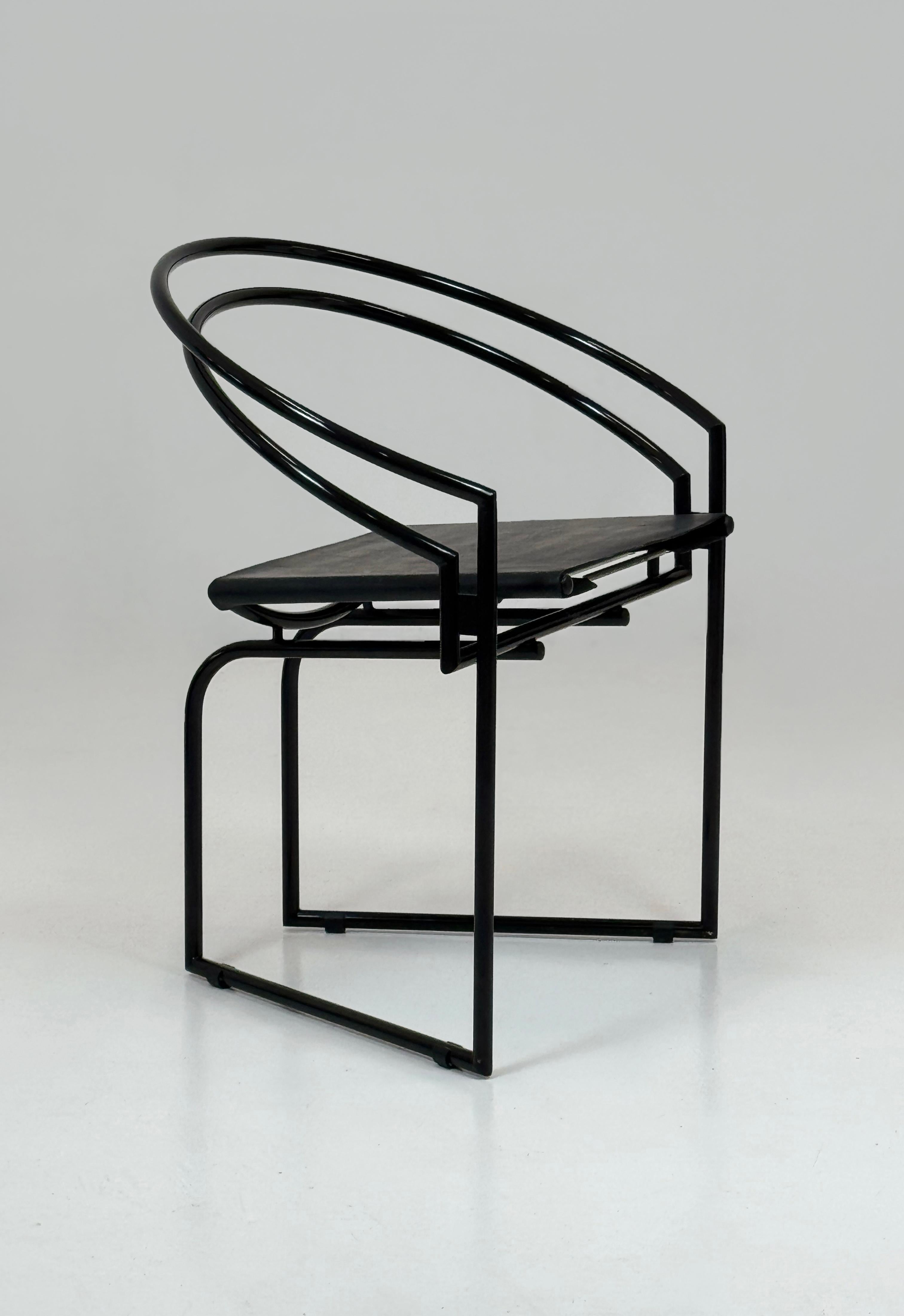 Post-Modern Latonda chair designed by Mario Botta for Alias, Italy 1987 For Sale