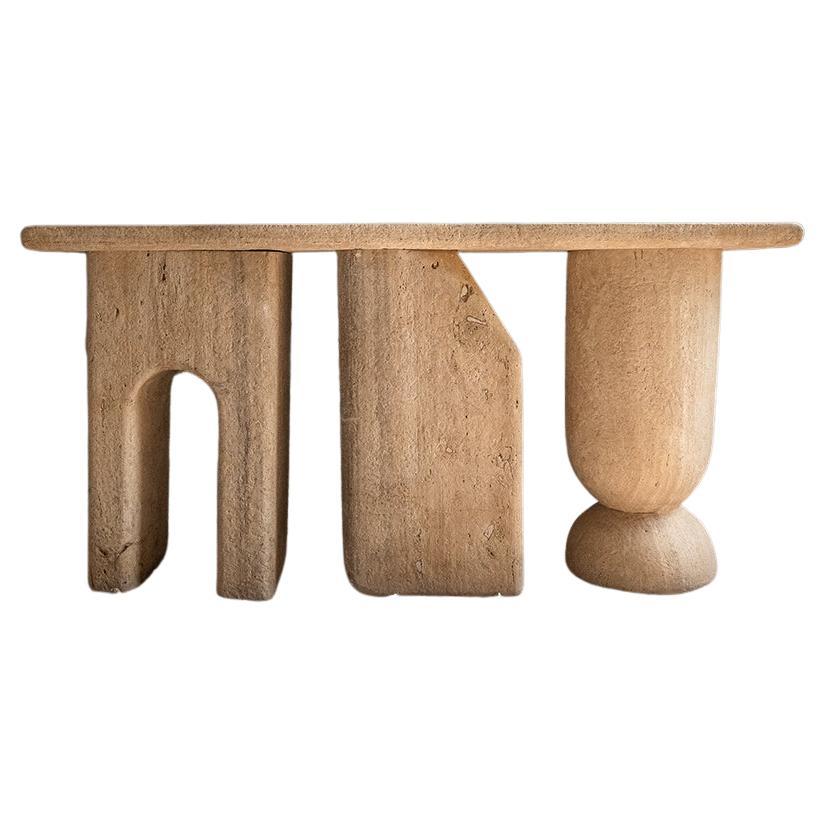 Lätt 1.0 Contemporary Marble Console by RDLC