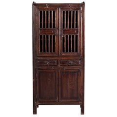 Lattice Door Chinese Cabinet