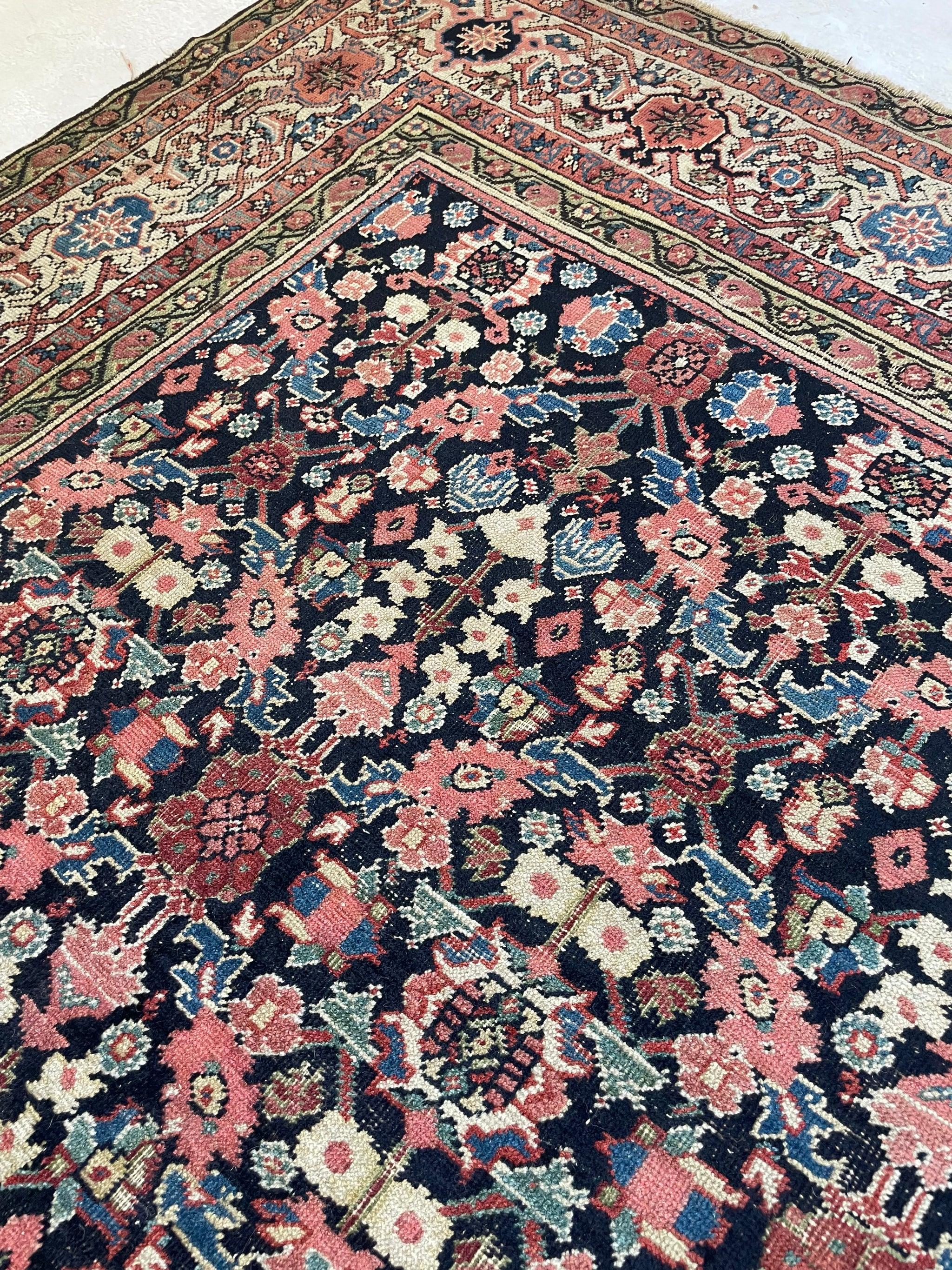 Stunning Lattice Design Room-Size Antique Feraghan  Indigo, Pistachio Green, Ice Blue, Coral

About: Ralph Lauren Eat Your Heart Out!! These are the pieces that have always caught the eyes of art, design, and fashion lovers who want genuine pieces