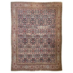 Alfombra Feraghan antigua de tamaño de habitación, c. 1910-20