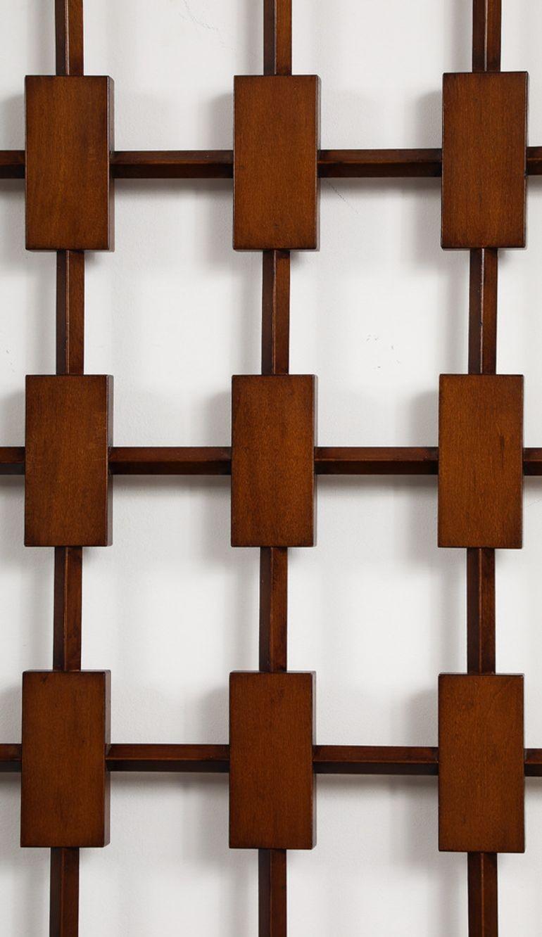 Mid-20th Century Lattice Wall Mounted Decoration For Sale