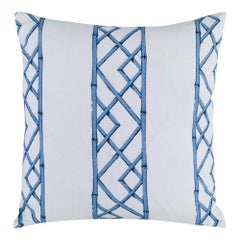 Latticely Pillow in Ultramarine by Curatedkravet