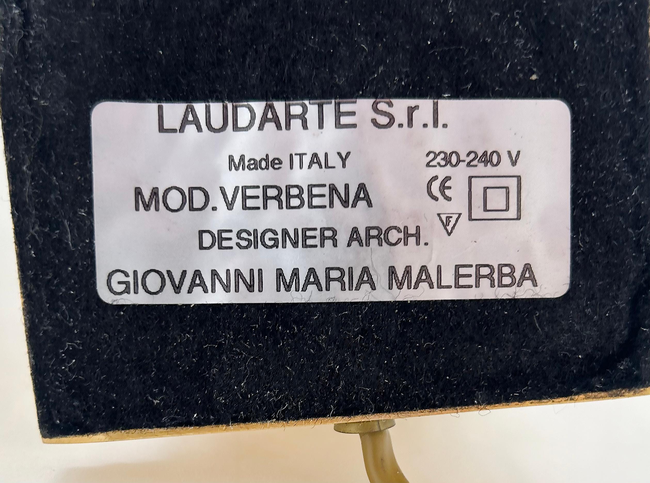 Tischlampen aus vergoldeter Bronze, Kristall und Malachit von Laudarte SRL, Italien, Paar im Angebot 6