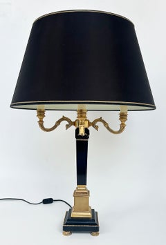 Tischlampen aus vergoldeter Bronze und Marmor, Laudarte SRL, Italien, Paar