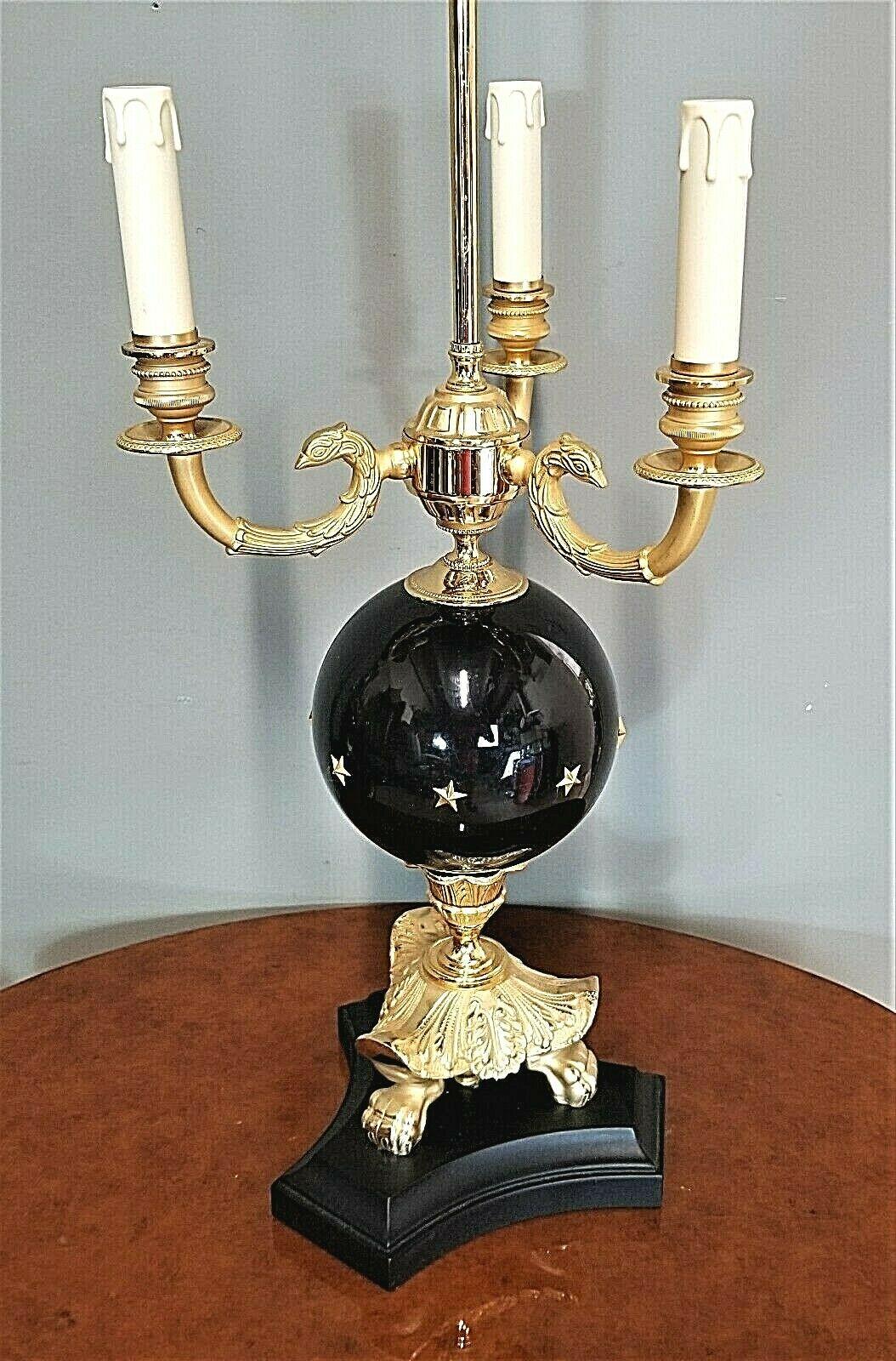 Laudarte Versace Billouette Candelabra Table Lamps, a Pair In Good Condition In Lake Worth, FL