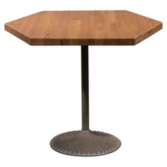 Laukaan Puu Hexagonal Pine and Metal Table