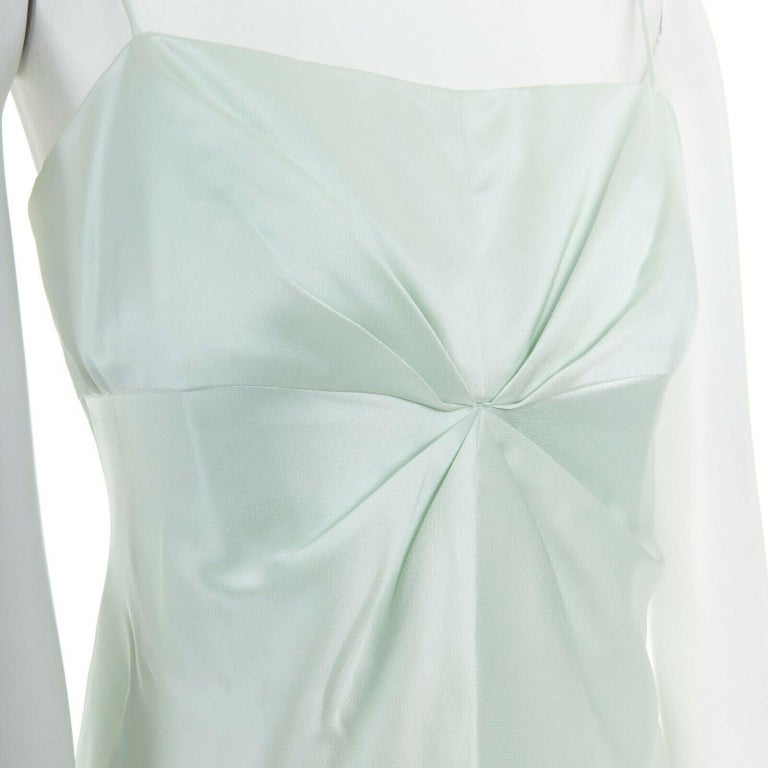 LAUNDRY SHELLI SEGAL pastel green gathered dart bust evening gown US8 M For  Sale at 1stDibs | laundry by shelli segal dress vintage, laundry by shelli  segal green dress, laundry by shelli