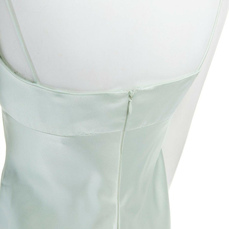 LAUNDRY SHELLI SEGAL pastel green gathered dart bust evening gown US8 M For  Sale at 1stDibs | laundry by shelli segal dress vintage, laundry by shelli  segal green dress, laundry by shelli