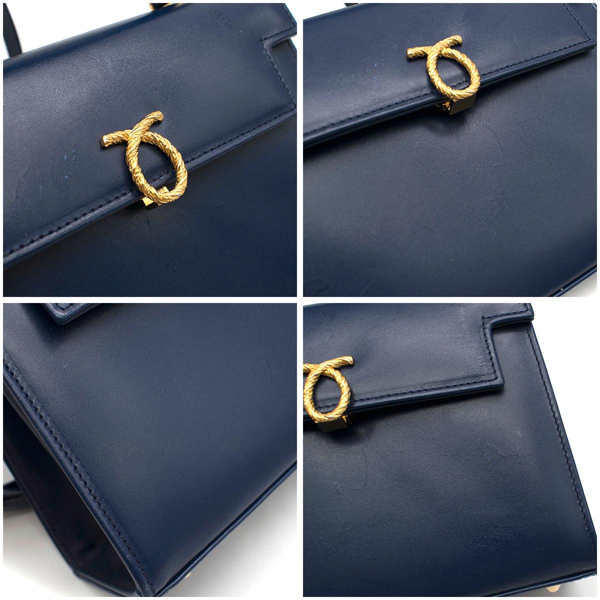 Women's Launer Indigo Judi Leather Tote Bag One size