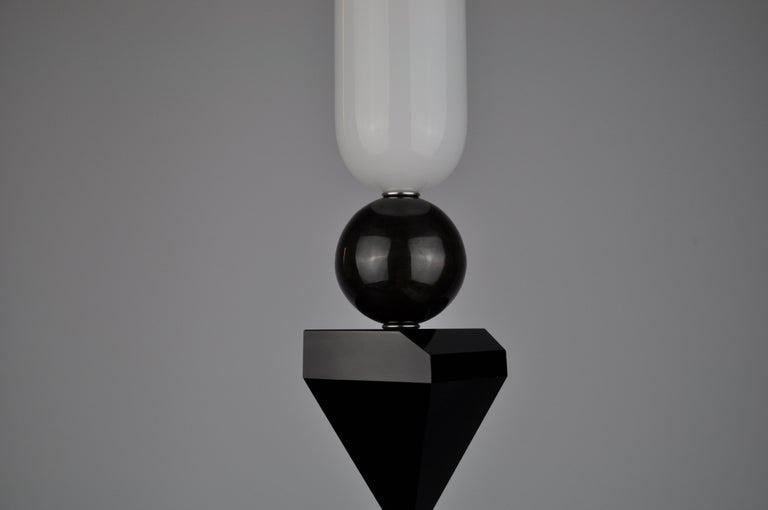Laur Large Contemporary LED Chandelier, Brass, Handmade/Finished, Art, Sculpture For Sale 3