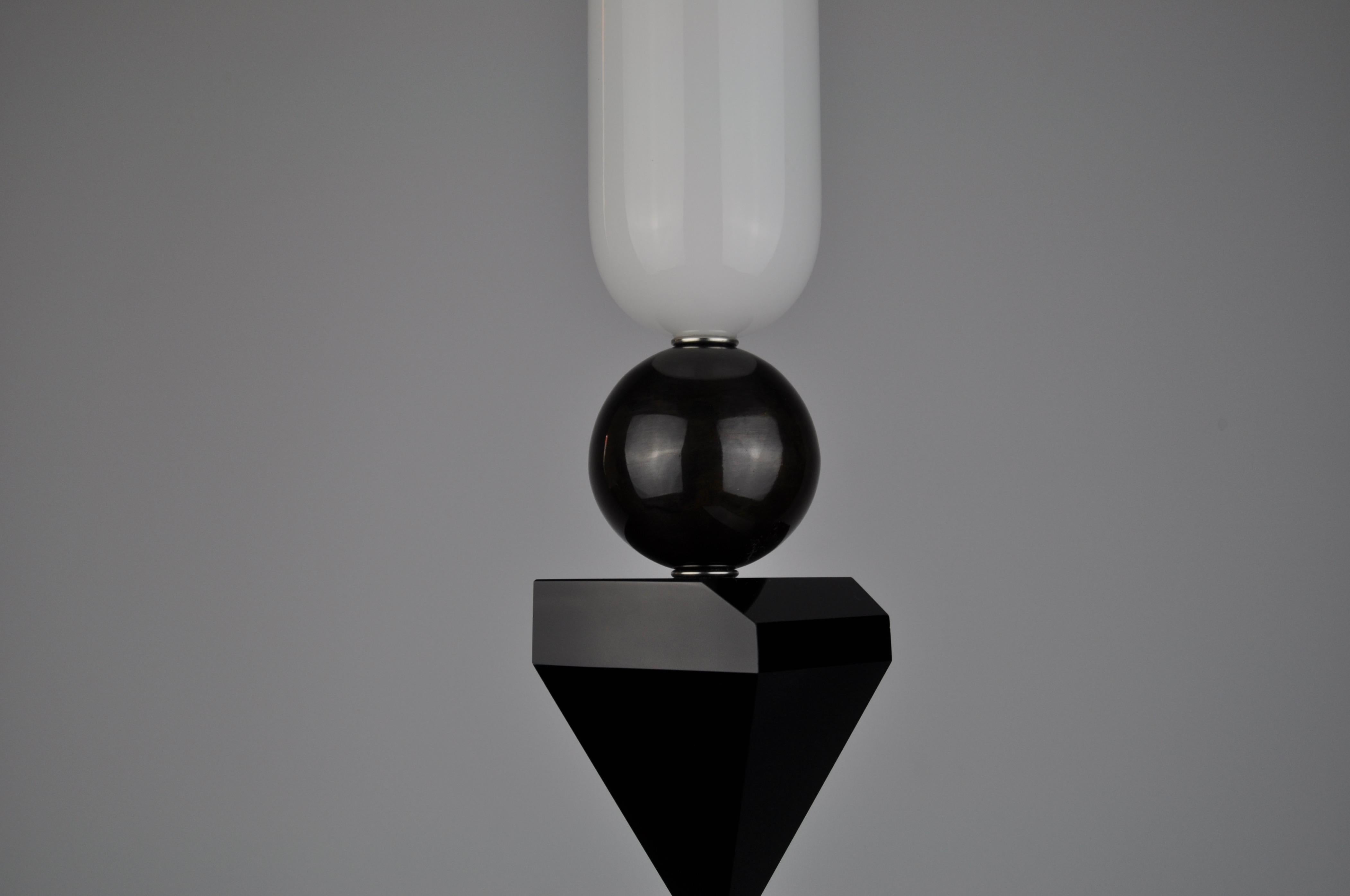 Laur Large Contemporary LED Chandelier, Brass, Handmade/Finished, Art, Sculpture For Sale 5