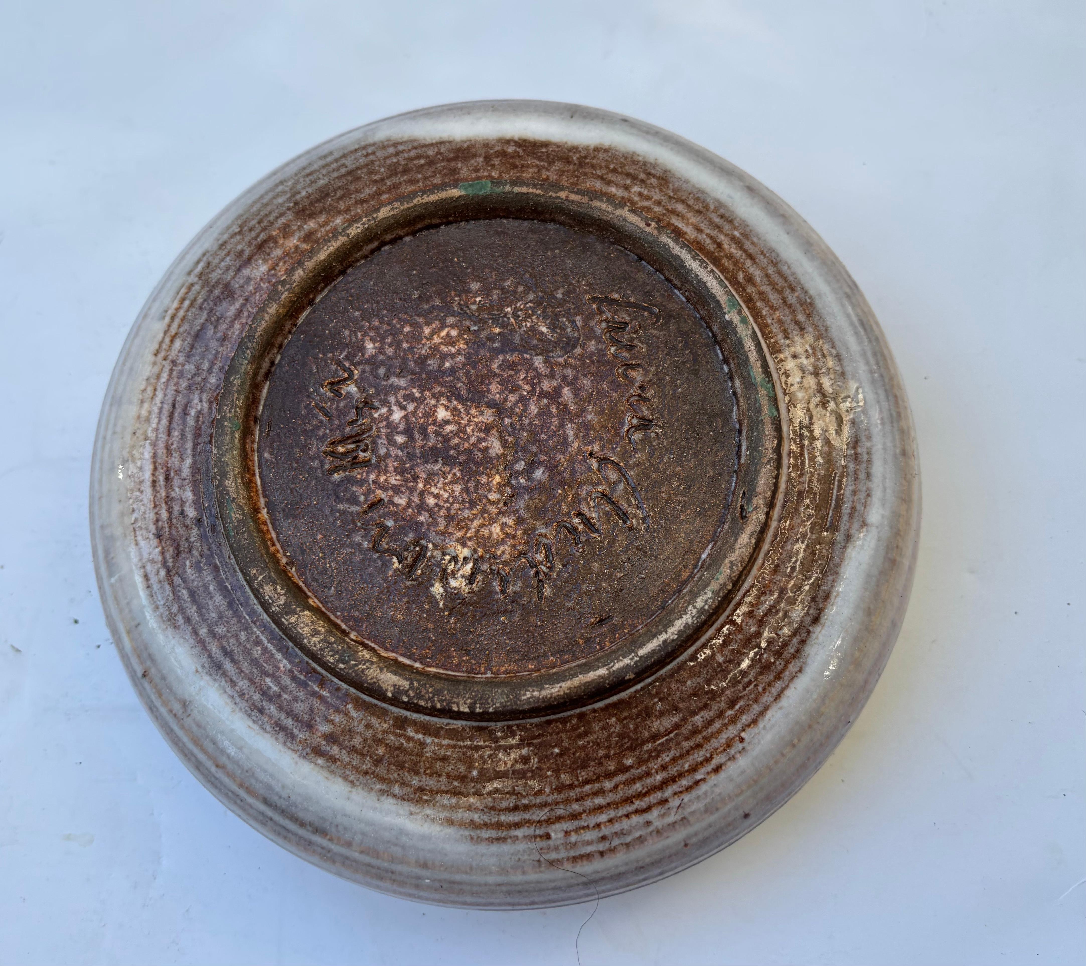 Laura Andreson ceramic/pottery bowl signed and dated 1952 (Moderne) im Angebot