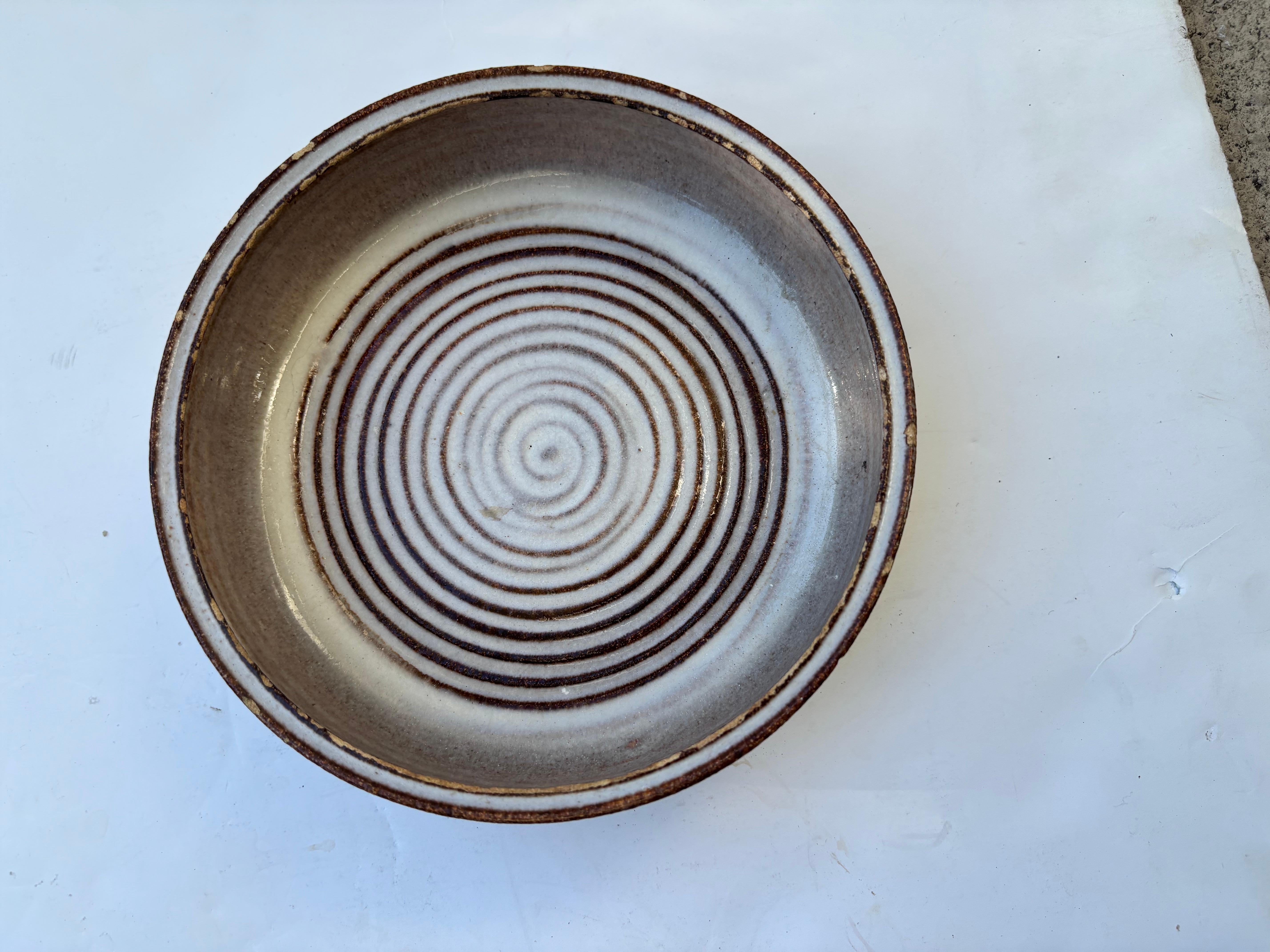 Laura Andreson ceramic/pottery bowl signed and dated 1952 (amerikanisch) im Angebot