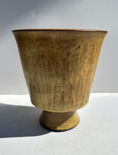 Laura Andreson ceramic/pottery vase / vessel signed , dated 53.