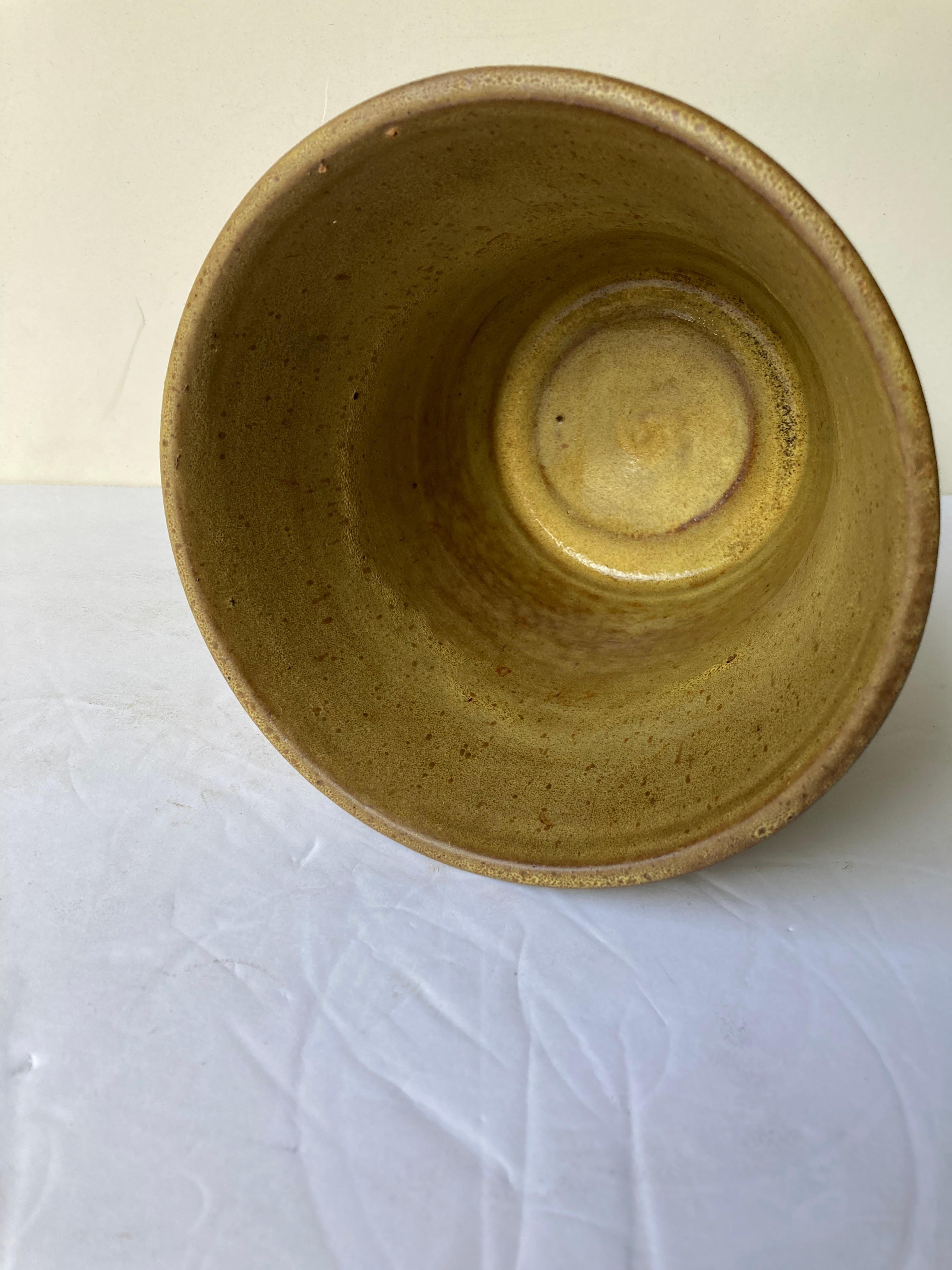 Americano Vaso in ceramica Laura Andreson firmato, datato 53. in vendita