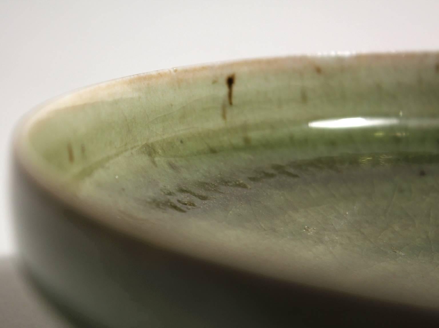 Laura Andreson Green Celadon Porcelain Art Pottery Bowl 2
