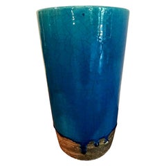 Laura Andreson Signed Large Glazed Mid-Century Modern Ceramic Pottery Vase, 1940